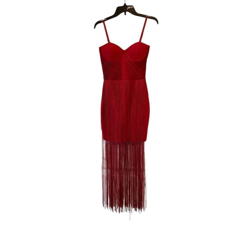 Marciano fringe dress